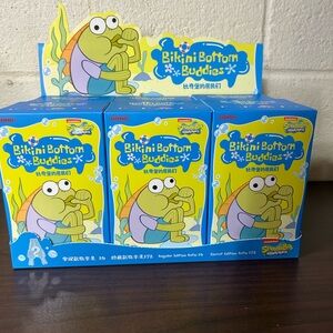 3 single POPMART SpongeBob Bikini Bottom Buddies Blind Box
